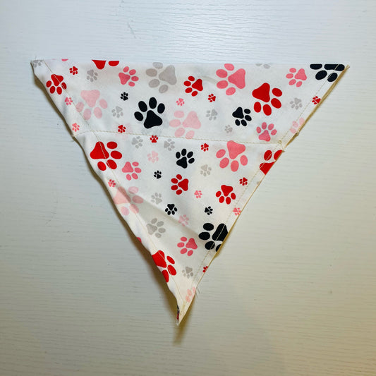 Dog Paw Bandanna