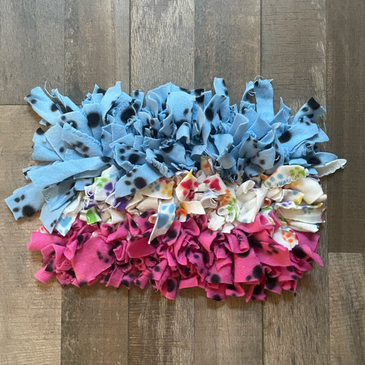 Multi-Colored Paw Print Snuffle Mat